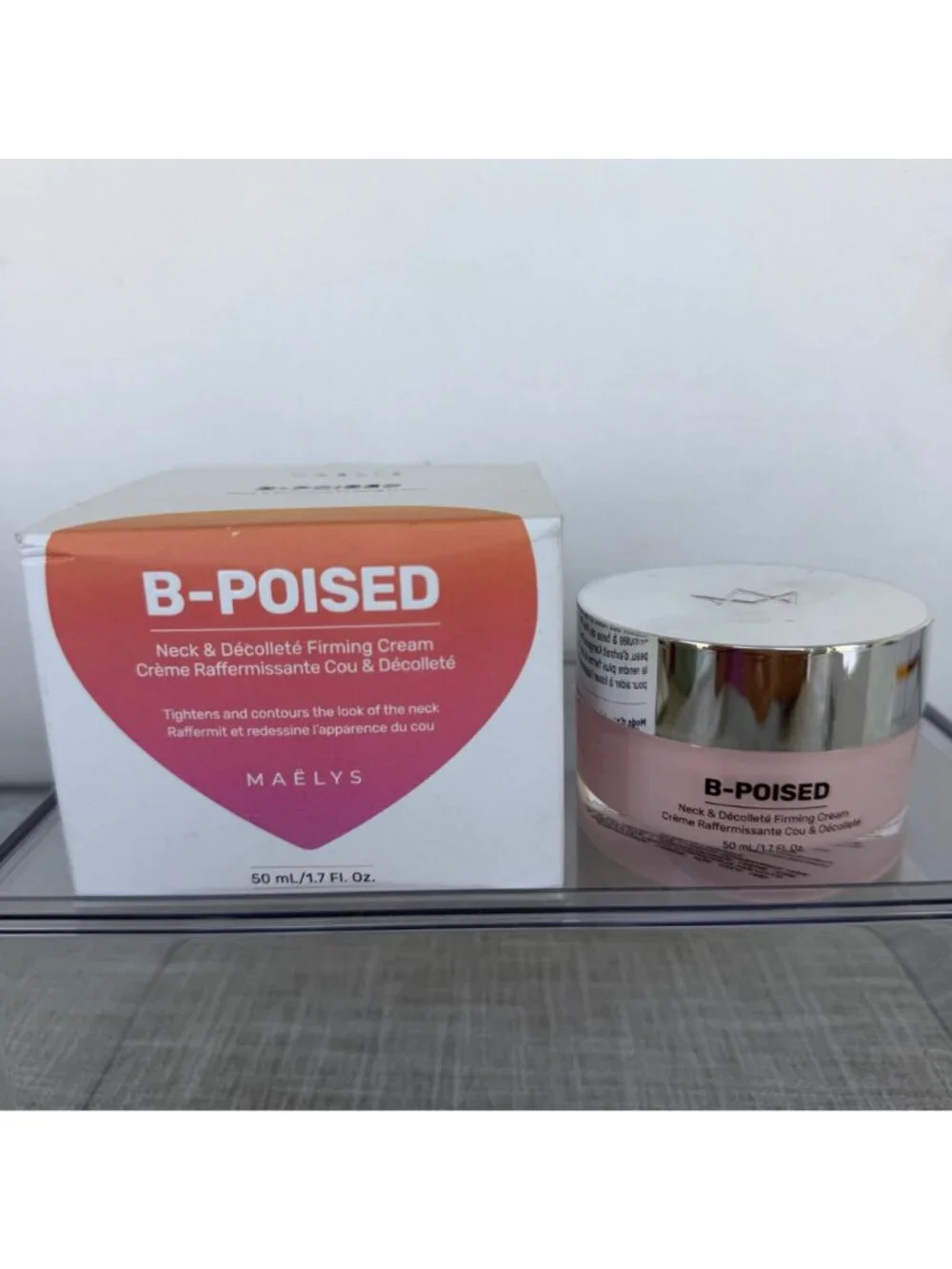 $54 NEW MAELYS B-POISED NECK & DÉCOLLETÉ FIRMING CREAM 50ML